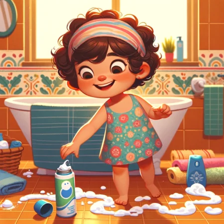 Lección de honestidad: Manuela y la espuma de afeitar