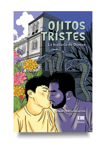 Portada del libro "Ojitos tristes: La historia de Osman" de Omar Cerón Palacios, un relato sobre identidad y superación.