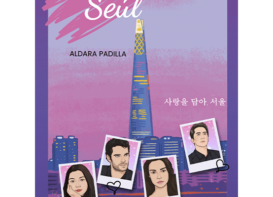 Portada del libro Con amor, Seúl de Aldara Padilla, sobre amor y autodescubrimiento.