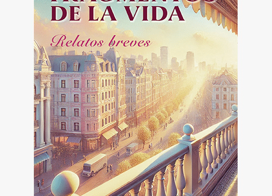 Portada del libro Fragmentos de la vida, de Susan Barría. Relatos breves cargados de sensibilidad y humanidad.