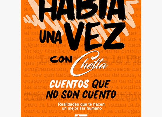 Portada del libro Había una vez… con Chetta, guía de bienestar emocional a través de cuentos reales.