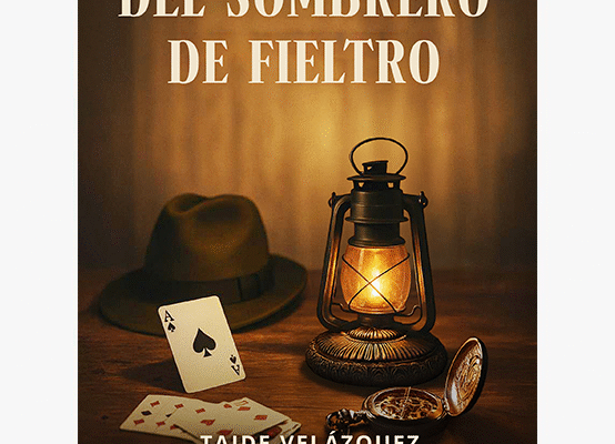 Portada del libro El hombre del sombrero de fieltro, novela sobre patriarcado en México escrita por Taide Velázquez