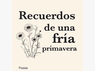 Portada de Recuerdos de una fría primavera, libro de poesía contemporánea de Alessia Contreras