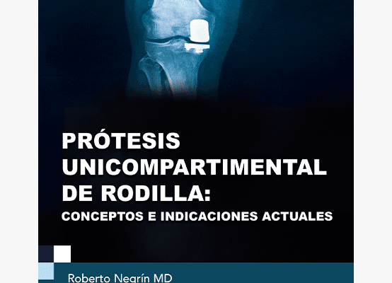 Portada del libro sobre prótesis unicompartimental de rodilla