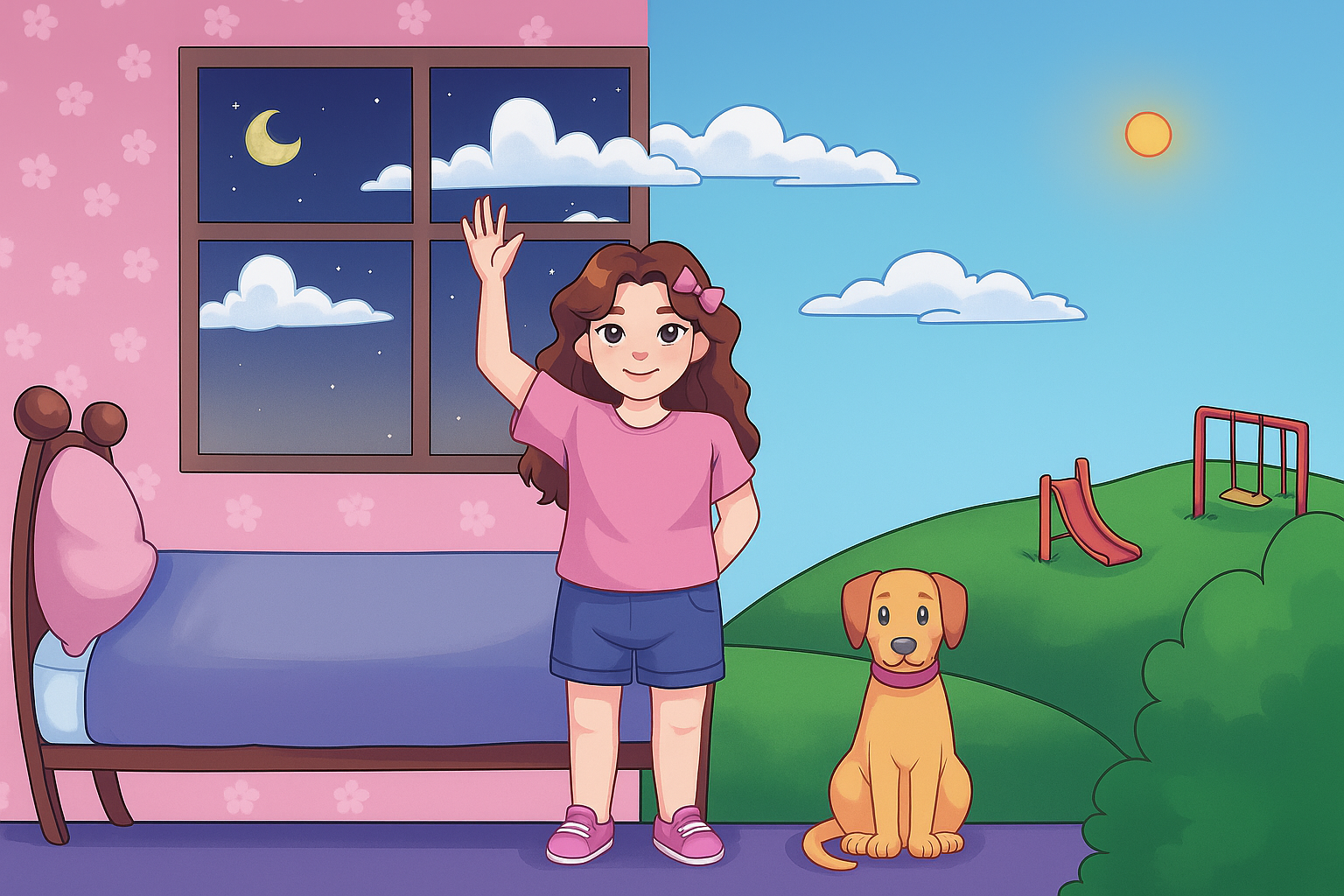 El mundo mágico de Blanquita. Respira, duerme, sonríe - sueño infantil