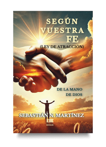 Portada de Según vuestra fe, guía que une ley de atracción y fe en Dios.