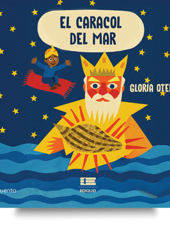 Portada del libro El caracol del mar, de Gloria Otero, un cuento infantil con valores que fomenta la bondad y la imaginación.