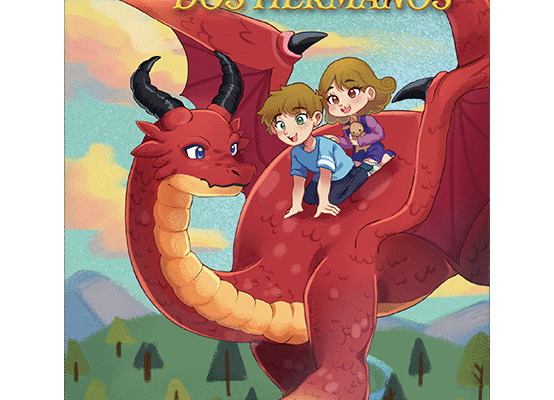 Portada del libro Fantasía de dos hermanos, de Fernando Guevara Rábago, cuento infantil de aventura y valores familiares.