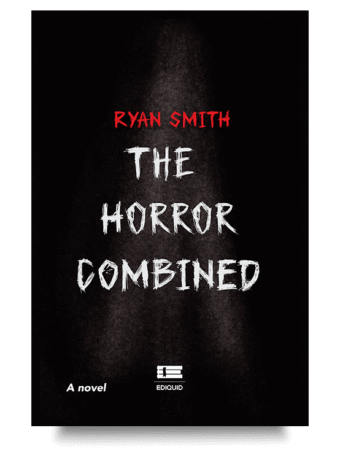 Cover of The Horror Combined, a scientific horror novel that explores ambition, ethics, and the darkness of science.