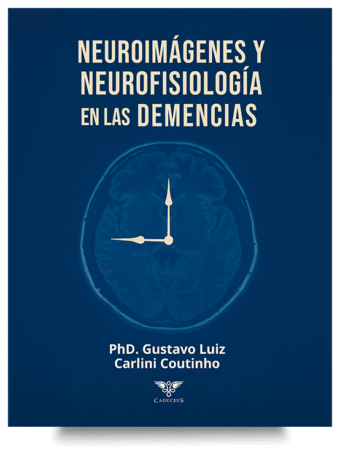 Portada de Neuroimágenes y neurofisiología en las demencias, obra sobre diagnóstico cognitivo y cerebro consciente.
