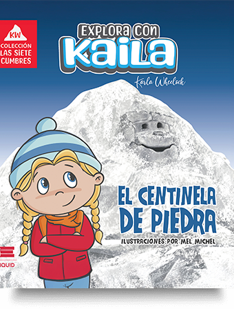 aventura infantil ilustrada en Explora con Kaila El Centinela de Piedra.