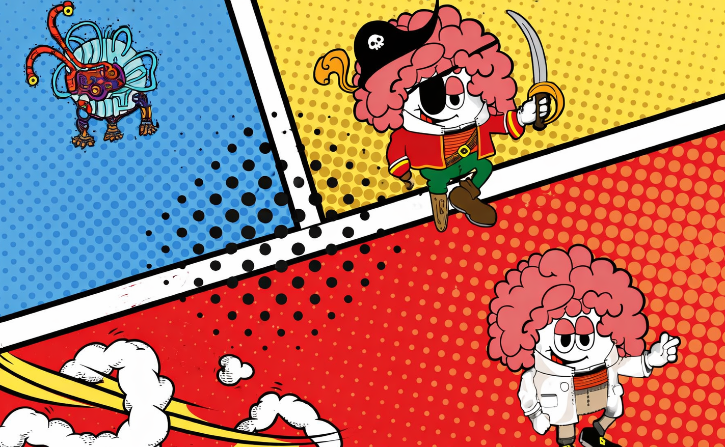 Historieta educativa ACV que explica el accidente cerebrovascular de forma clara, divertida y accesible para niños, familias y docentes.