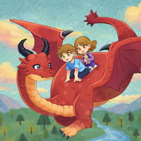 Fantasía de dos hermanos: cuento infantil sobre valentía y fraternidad