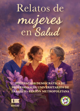 Portada de Relatos de mujeres en Salud, libro sobre salud pública femenina.