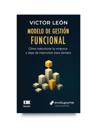Portada de Modelo de Gestión Funcional de Victor León, libro sobre gestión empresarial.