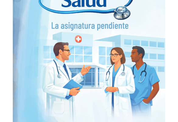 Portada de Liderazgo en salud del Dr. César Vicherat Mattar, libro sobre gestión sanitaria.