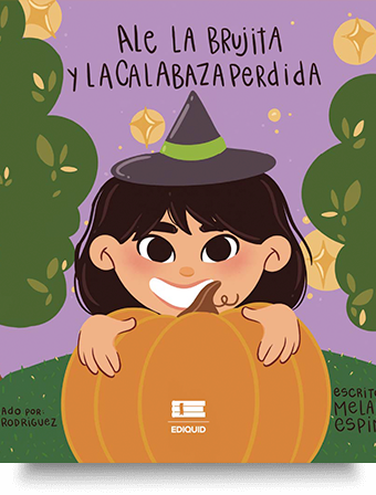 Portada de Ale la brujita y la calabaza perdida, cuento sobre empatía infantil y emociones.