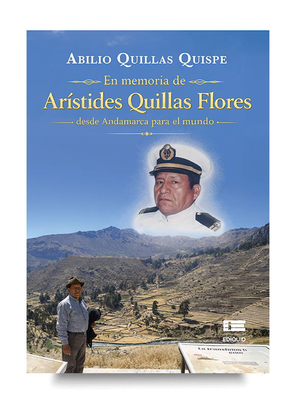 Herencia andina y reconstrucción de la memoria comunitaria. Portada de Arístides Quillas Flores, libro sobre herencia andina y memoria histórica.