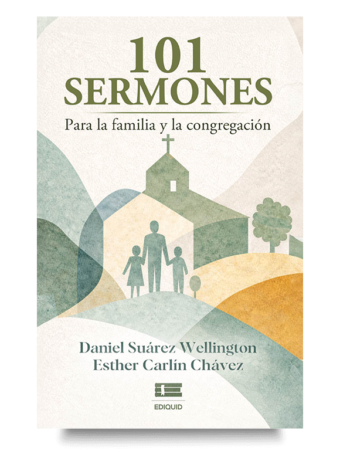 Portada de 101 sermones para la familia y la congregación, libro sobre predicación cristiana.