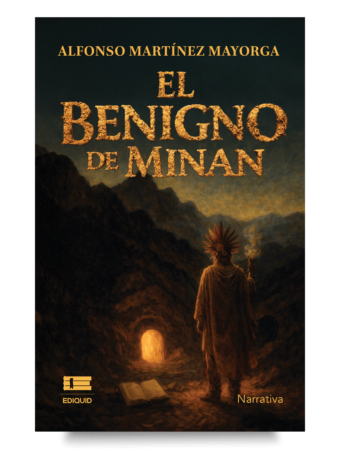 Portada de El benigno de Minan, libro sobre crecimiento espiritual y valores humanos.