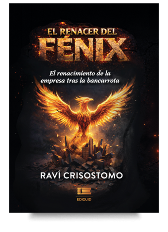 Portada de El renacer del Fénix, libro sobre renacimiento empresarial, liderazgo y emprendimiento.