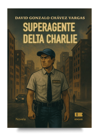 Portada de Superagente Delta Charlie, novela sobre perseverancia laboral, esfuerzo y crecimiento personal.