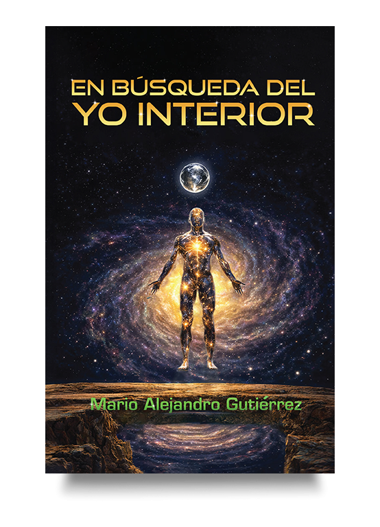 Una travesía filosófica hacia la conciencia y el conocimiento de uno mismo. Portada de En busca del yo interior, obra sobre conocimiento interior, conciencia y filosofía.