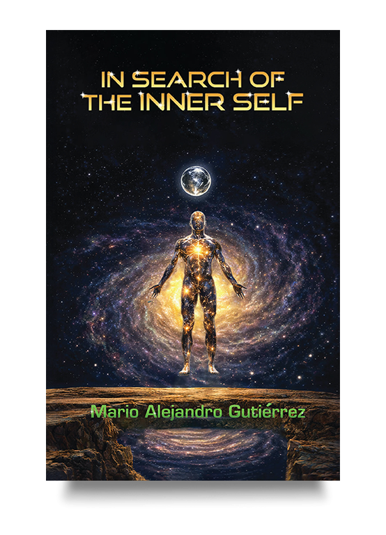 A philosophical journey toward consciousness and self-knowledge. Cover of In Search of the Inner Self, a book about inner knowledge, consciousness, and philosophy.