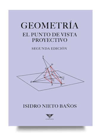 Portada de Geometría: El punto de vista proyectivo, libro sobre el plano proyectivo.
