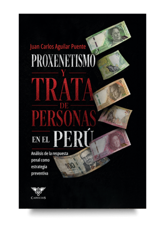 Portada de Proxenetismo y trata de personas en el Perú, libro sobre delitos sexuales y derecho penal peruano.