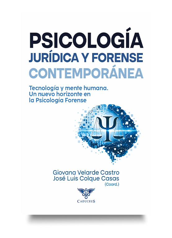 1Análisis psicológico y métodos forenses aplicados al ámbito judicial. Portada de Psicología Jurídica y Forense contemporánea, obra sobre evaluación forense.
