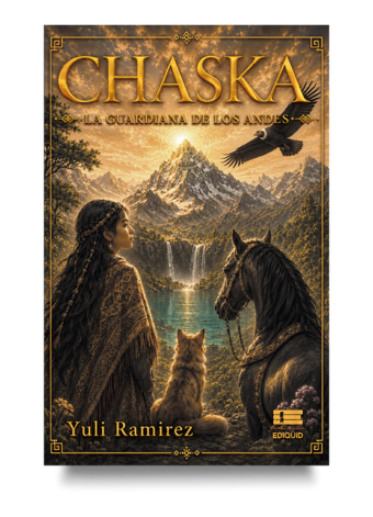 Fantasía andina en la portada de Chaska: La guardiana de los Andes.