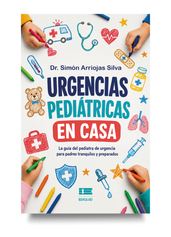 Urgencias pediátricas en la portada de Urgencias pediátricas en casa.